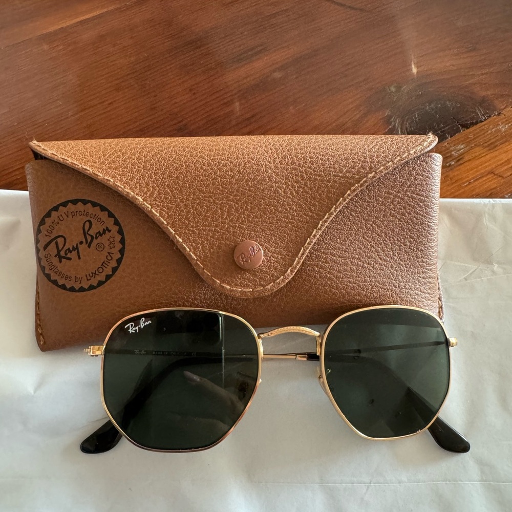 Lightly Used Ray-Ban Rb3548n Hexagonal - image 3